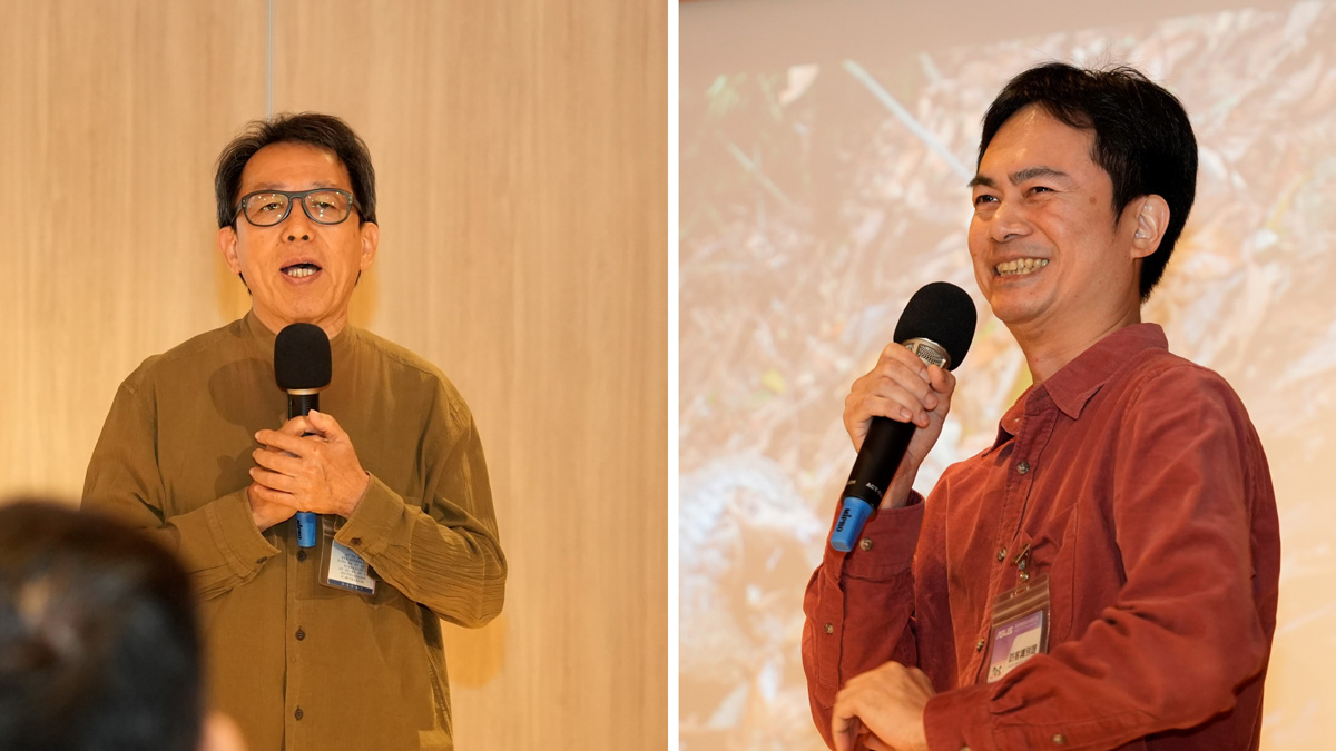 Left: Executive Director Tsui-Jai Hong from Kuan-Shu Education Foundation Right: Dr. Ching-Min Sun from National Pingtung University of Science and Technology